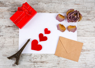Miniature Eiffel Tower, Paris. Travel concept photo.