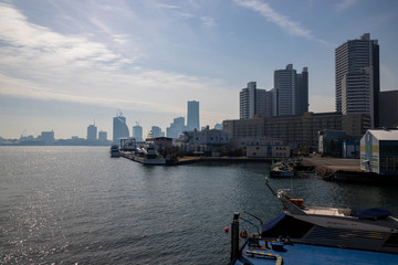 瑞穂埠頭から横浜港