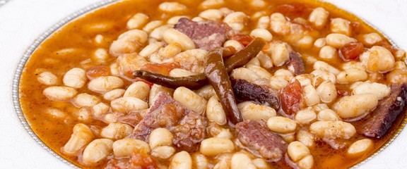 Traditional delicious Turkish foods; dried bean (Kuru fasulye)