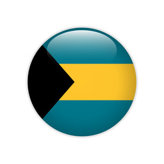 Bahamas flag on button