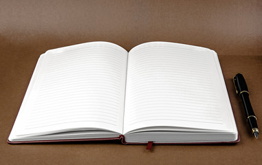 Blank Notepad Closeup