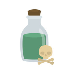 Deadly Venom Bottle color vector icon