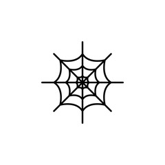 magic spider web outline icon. Signs and symbols can be used for web, logo, mobile app, UI, UX