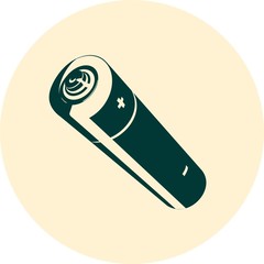 a small rechargeable battery.vector image