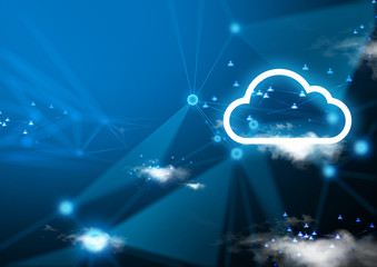 ai robotic, social internet of things, technology abstract futuristic cyber net web connect to network background illustration 3d rendering, atom molecule of science, signal of data