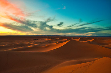 Obraz na płótnie Canvas SAHARA DESERT