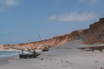 Fototapeta na wymiar Boats on the beach