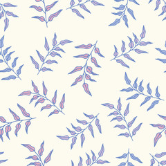 Beautiful wild flowers textile pattern design