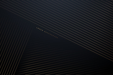 Golden lines abstract background