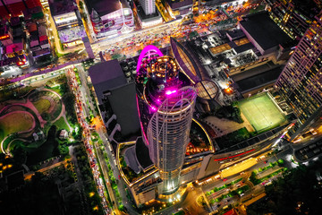Red Sky in Bangkok, Thailand