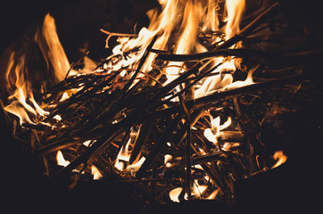  Spectacular fire background. Orange, red