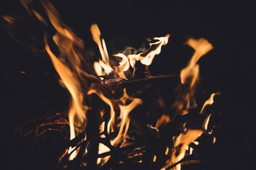  Spectacular fire background. Orange, red