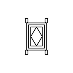 Fototapeta premium magic carpet outline icon. Signs and symbols can be used for web, logo, mobile app, UI, UX