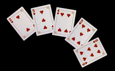 Poker - Kleine Straße in Herz