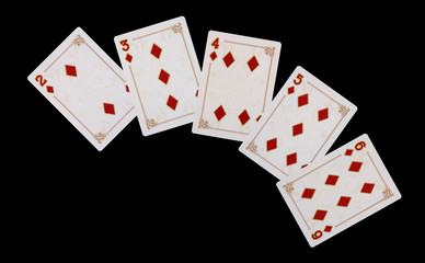 Poker - Kleine Straße in Karo