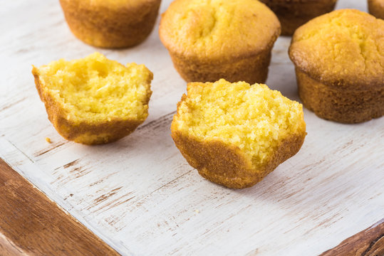 Mini Cornbread Muffins.