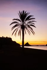 Fototapeten sunrise in Almunecar costa de tropical spain © jayfish