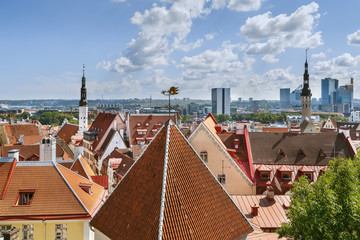 Obraz premium View of Tallinn, Estonia