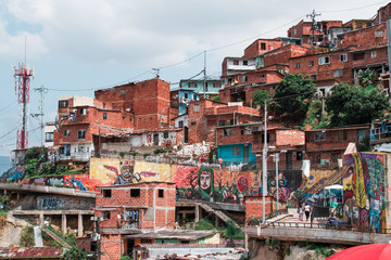 Comuna 13 in Medellin Kolumbien
