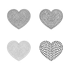 Blackline for Rhinestones or Studs in a Heart shape 5 inches wide.