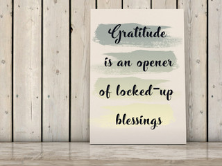 Inspiration motivation quote, Gratitude, Being Thankful concept. Happiness, Success concept . 3d...