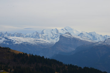 Mount Blanc Graian Alps Mountain Range