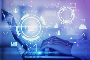 Innovation and hud concept