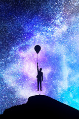 Freedom and inspire concept