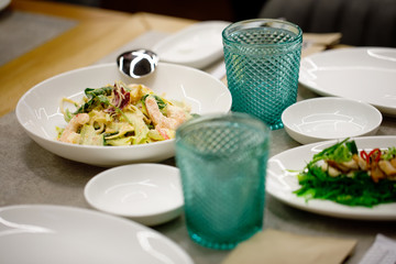 salad with vegetables and cheese