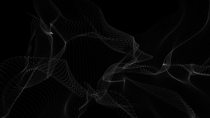 Colorful background of flowing fabric. Smooth and soft.