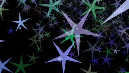 Background of multi-colored stars. Abstract background pattern.