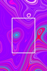 Abstract psychedelic poster background and hypnotic design,  vintage wave.