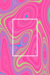 Abstract psychedelic poster background and liquid design,  dynamic pattern.