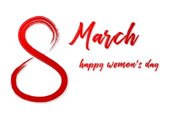8 march greeting card