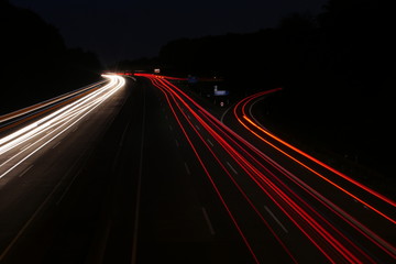 Highway in Night 
