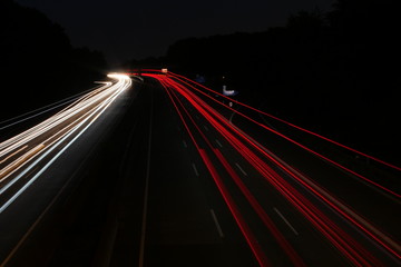 Fototapeta na wymiar Highway in Night 