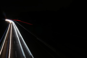 Highway in Night 