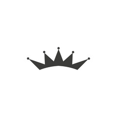 Crown Icon in trendy flat style isolated on grey background. Crown symbol for your web site design, logo, app, UI. Vector illustration.