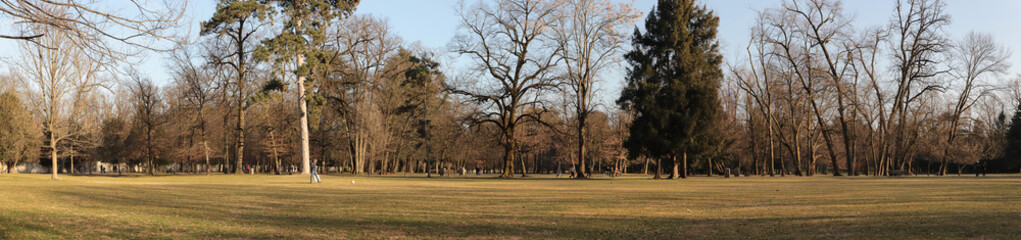 Parco pubblico di Monza città in Italia, Public park in monza city in Italy