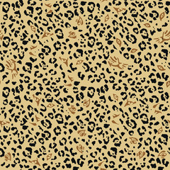 Leopard pattern design eyes of wild cats