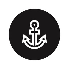 Anchor icon vector