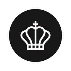 Crown icon vector