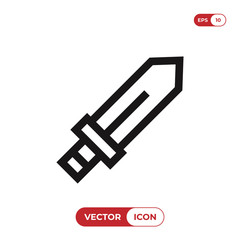 Sword icon vector