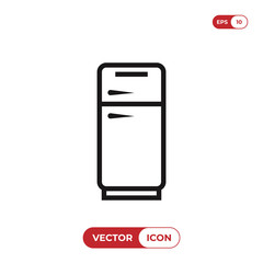 Freezer icon vector