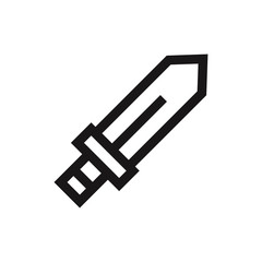 Sword icon vector