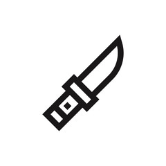 Knife icon vector