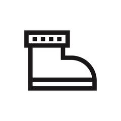 Boot icon vector