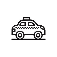 Taxi icon vector