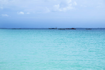 Fototapeta premium Beautiful Indian ocean view Zanzibar