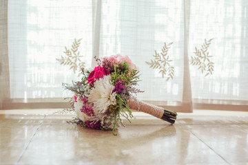Fototapeta premium wedding bridal bouquet